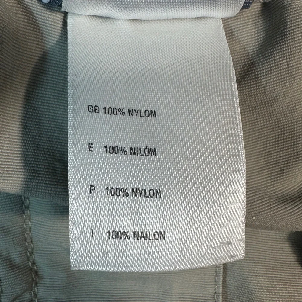 The North‎ Face Cargo Shorts Mens Large Beige/Gray Nylon Hiking Belted Utility